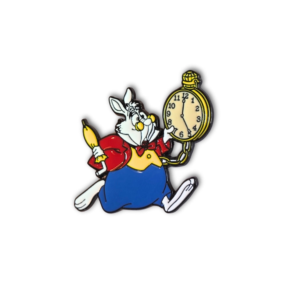 White Rabbit with Pocket Watch (Yellow) | Collectible Pin - NovaSmartLinks