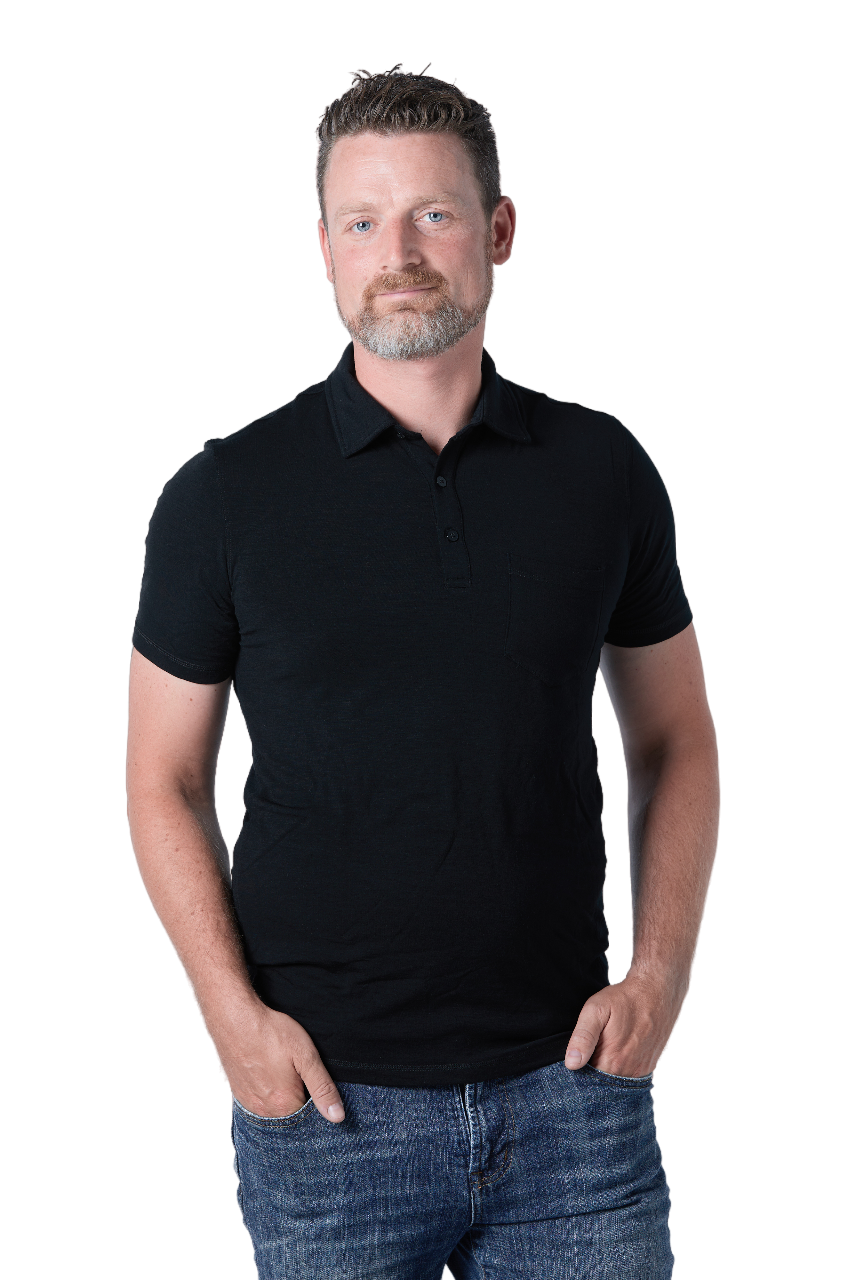 Men's 100% Merino Wool Golf Shirt (with pocket) 175 GSM - Lightweight - NovaSmartLinks
