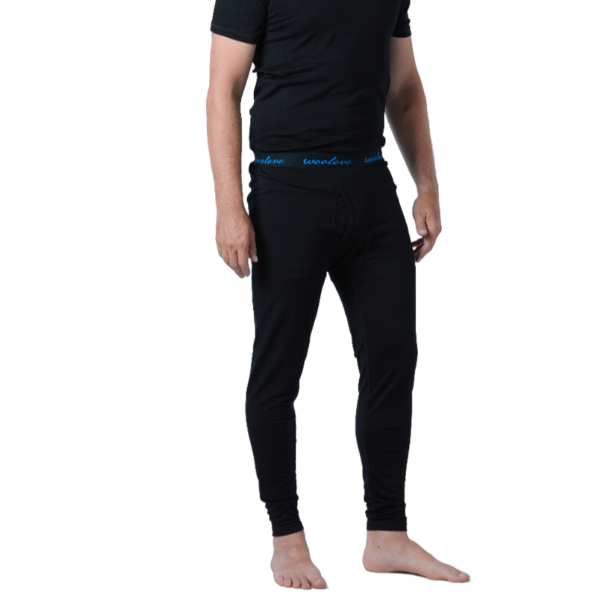 Men's 100% Merino Wool Long Underwear Base Layer Leggings 260 GSM - Heavyweight - NovaSmartLinks