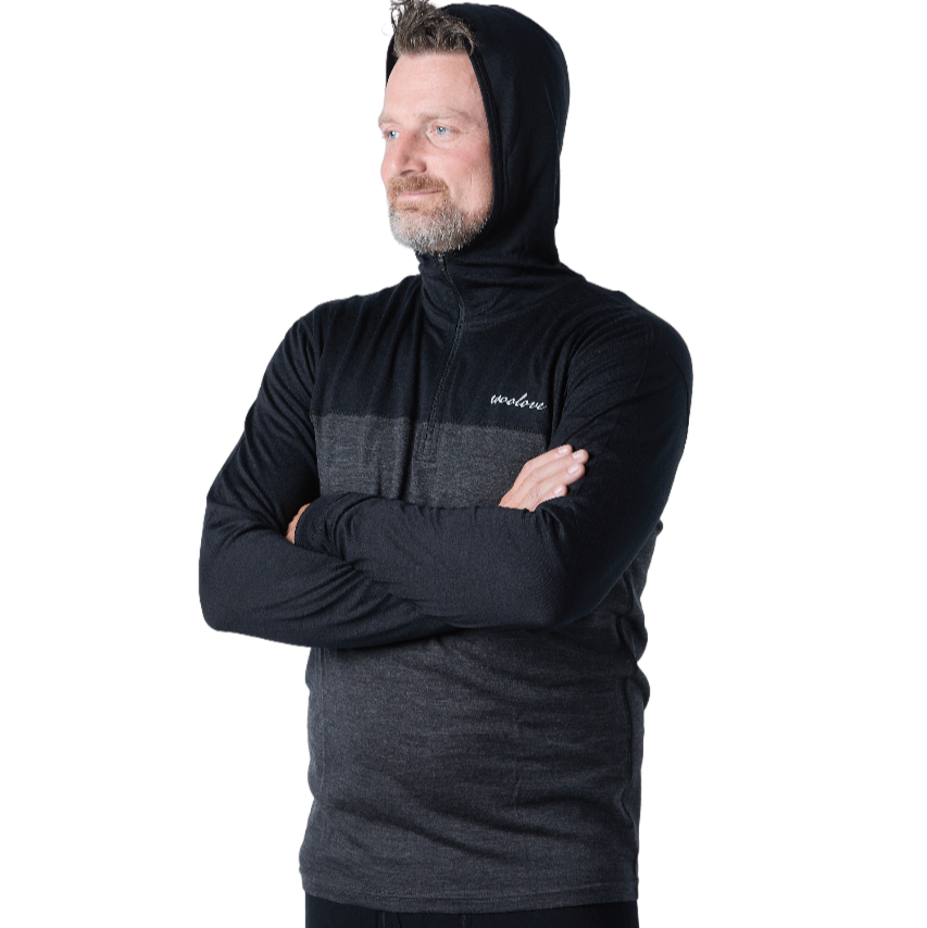 Men's 1/4 Zip Hoodie Pullover - NovaSmartLinks
