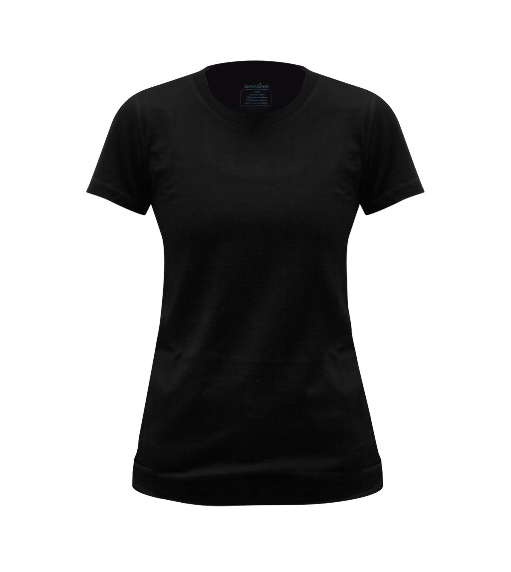Women's 100% Merino Wool Short Sleeve T-Shirt 180 GSM - Lightweight - NovaSmartLinks