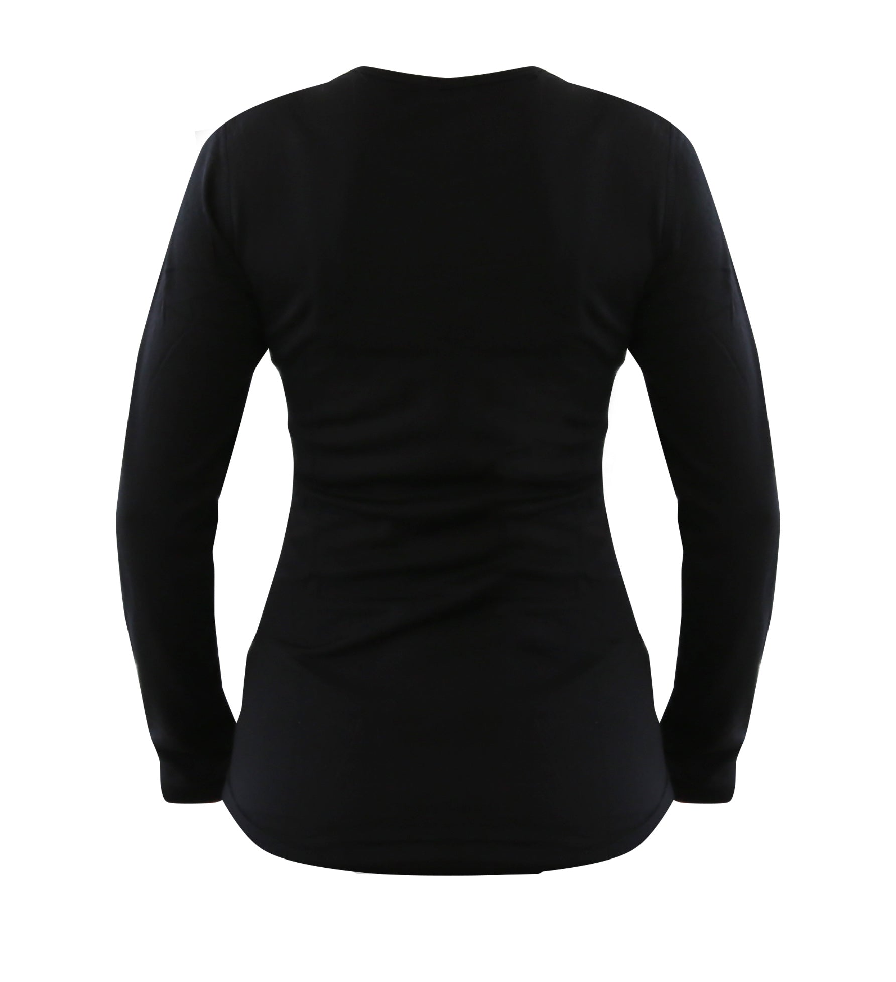 Women's 100% Merino Wool Base Layer Long Sleeve Crew Neck Shirt 190 GSM - NovaSmartLinks