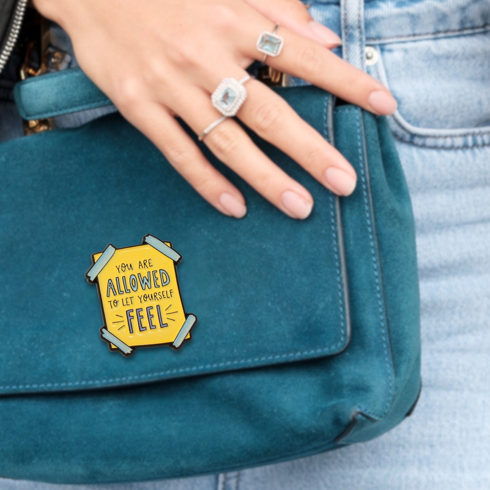 You Are Allowed to Let Yourself Feel | Collectible Pin - NovaSmartLinks