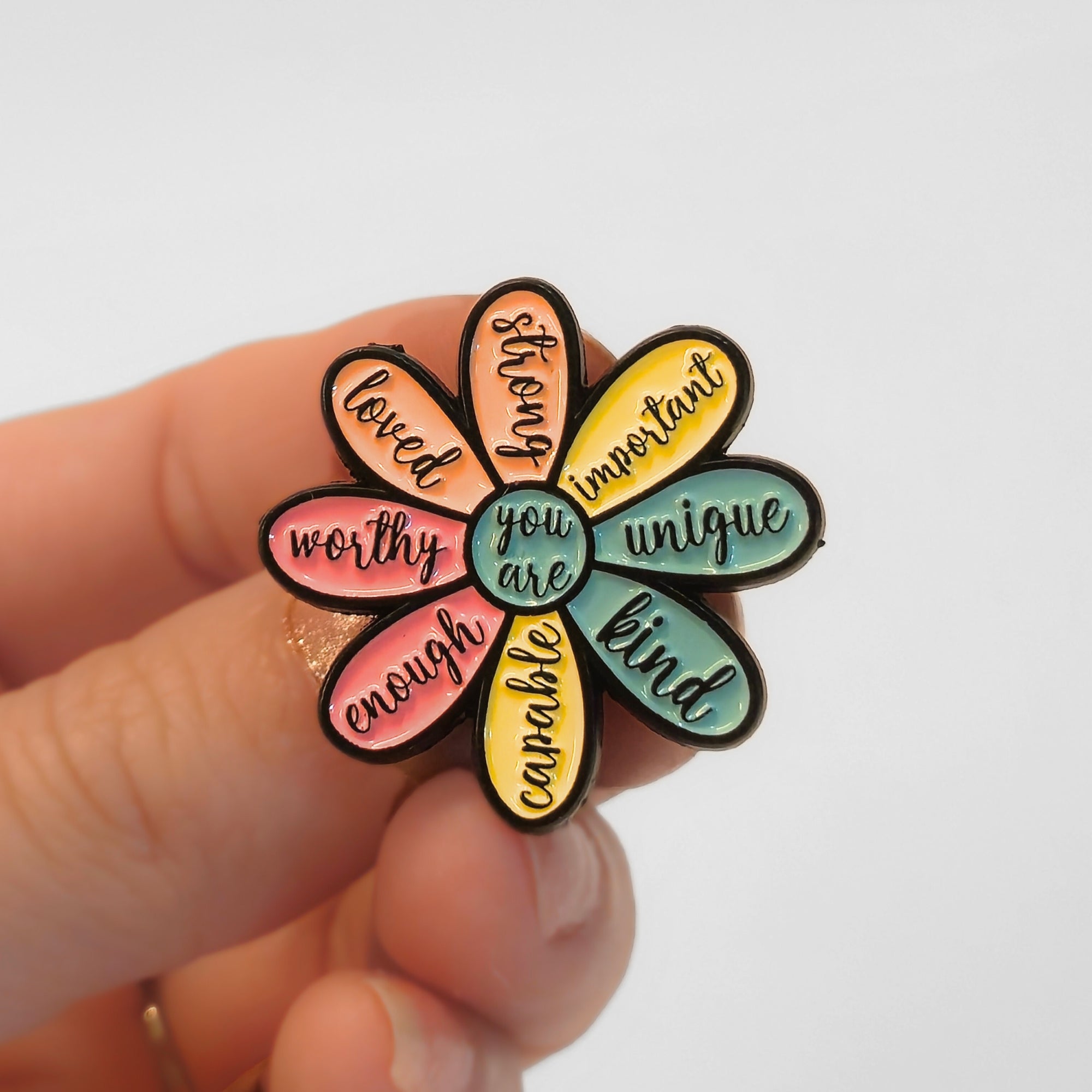 You Are (Kind Capable Enough Worthy Loved Strong Important Unique) | Collectible Pin - NovaSmartLinks