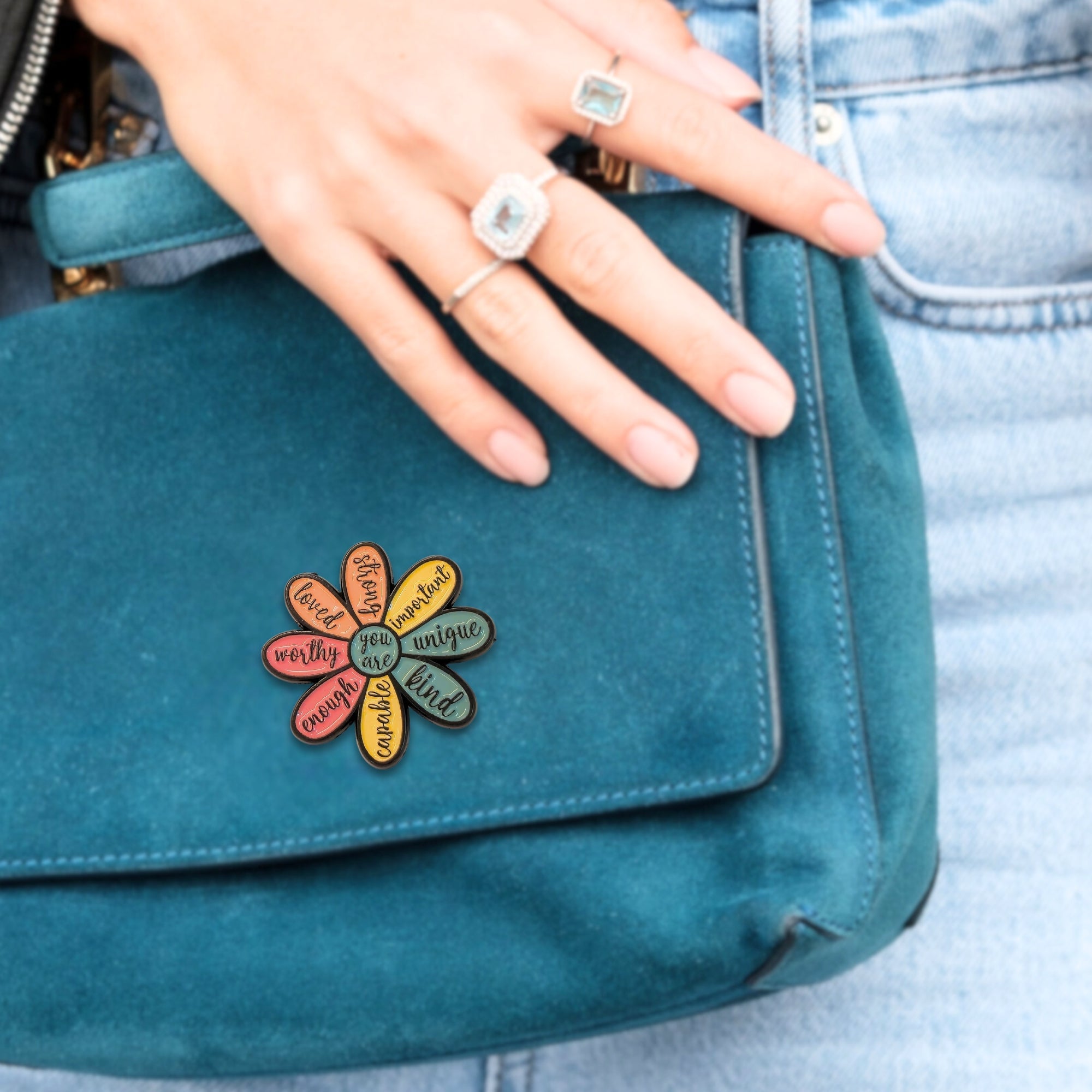 You Are (Kind Capable Enough Worthy Loved Strong Important Unique) | Collectible Pin - NovaSmartLinks