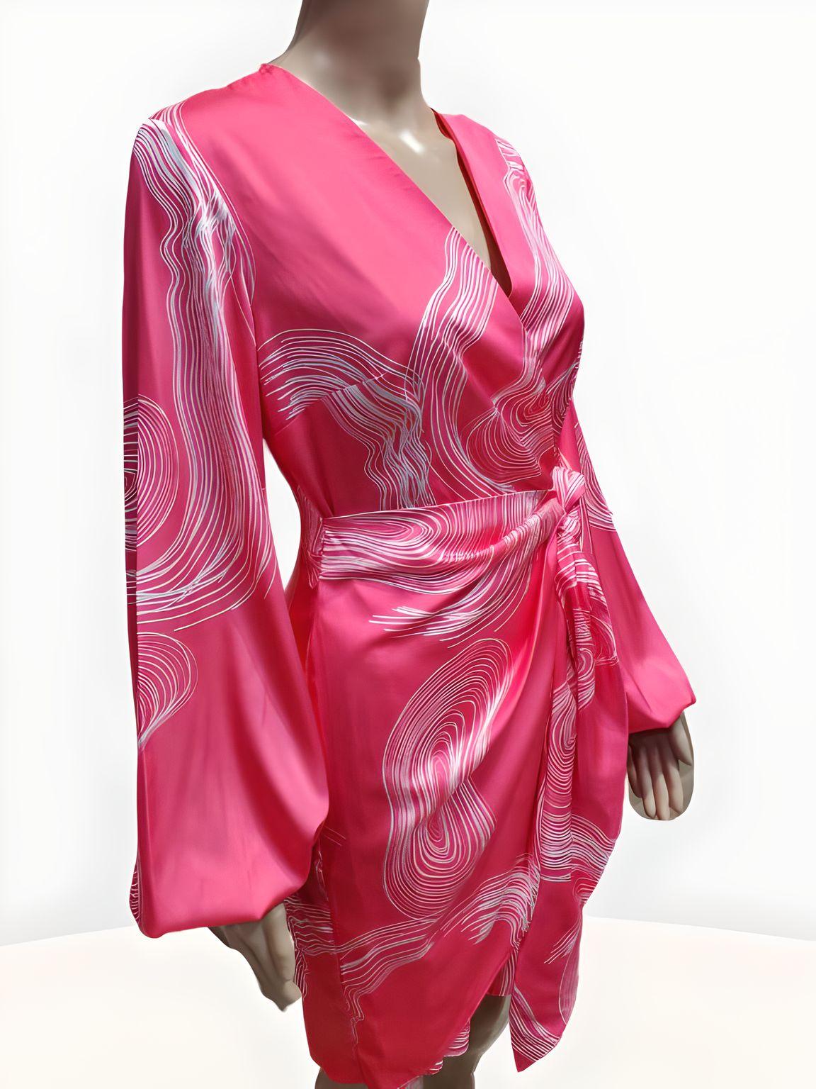 Knee-Length Belt Dress - NovaSmartLinks