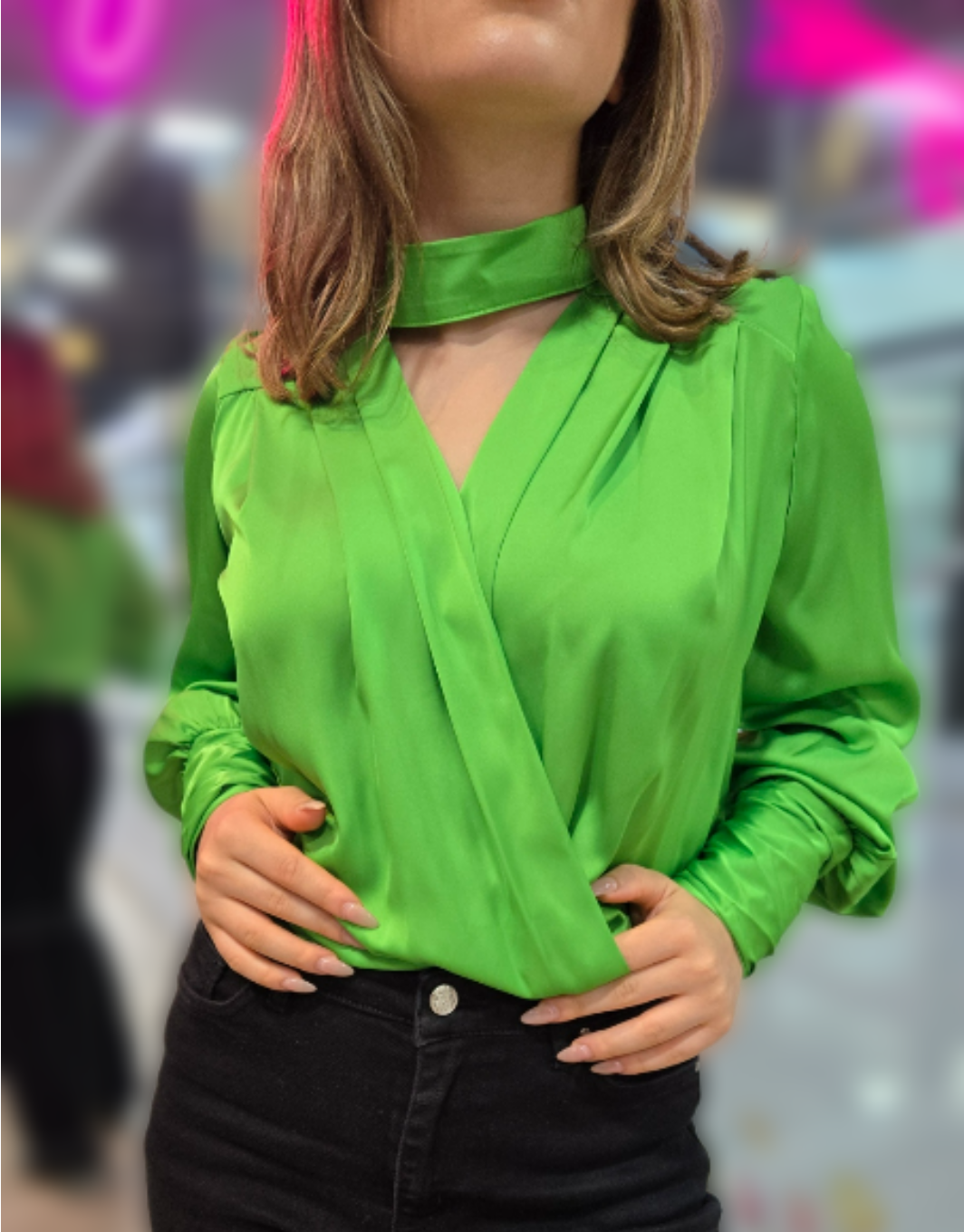 V-neck Body Suit Shirt - NovaSmartLinks