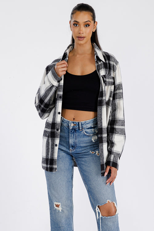 Boyfriend Oversized Soft Flannel Shacket - NovaSmartLinks