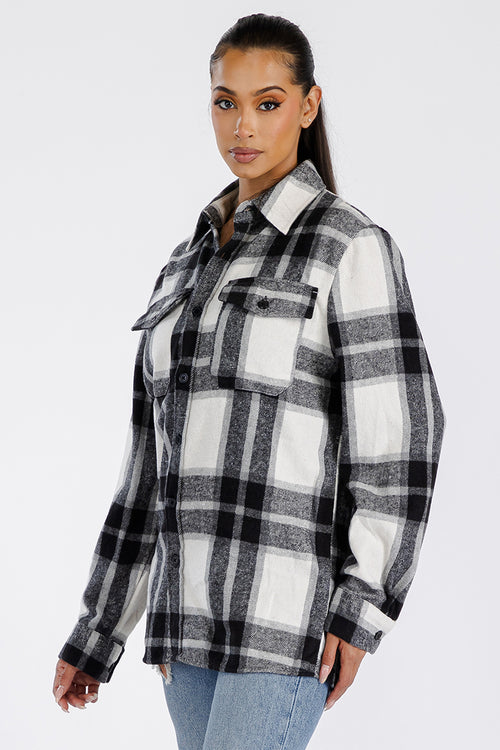 Boyfriend Oversized Soft Flannel Shacket - NovaSmartLinks
