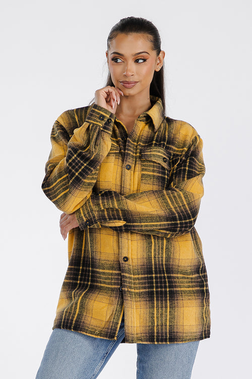 Boyfriend Oversized Soft Flannel Shacket - NovaSmartLinks