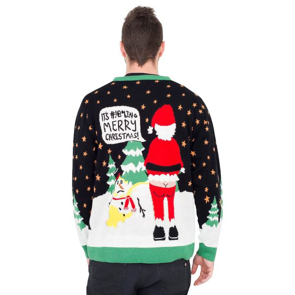 Ho Ho Ho It #!@%ING Merry  Sweater - NovaSmartLinks