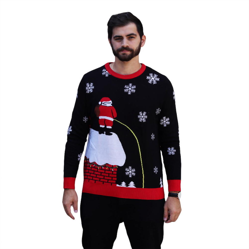 Leaky Roof Funny Christmas Sweater - NovaSmartLinks