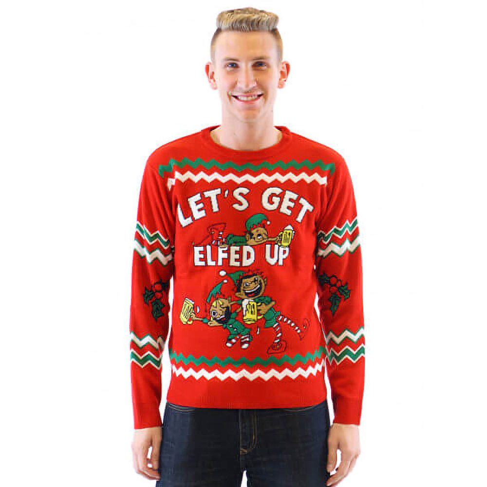 Let Get Elfed Up Drunken Elves  Sweater - NovaSmartLinks