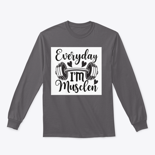 Everyday I'm Musclen Inspiring Workout And Fitness Design for - NovaSmartLinks