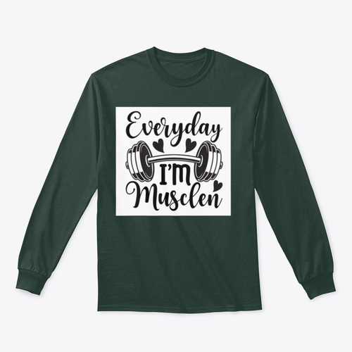 Everyday I'm Musclen Inspiring Workout And Fitness Design for - NovaSmartLinks