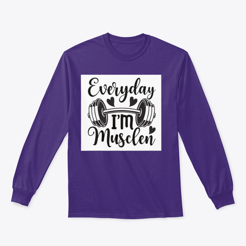 Everyday I'm Musclen Inspiring Workout And Fitness Design for - NovaSmartLinks