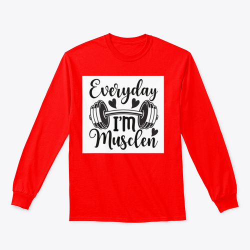 Everyday I'm Musclen Inspiring Workout And Fitness Design for - NovaSmartLinks