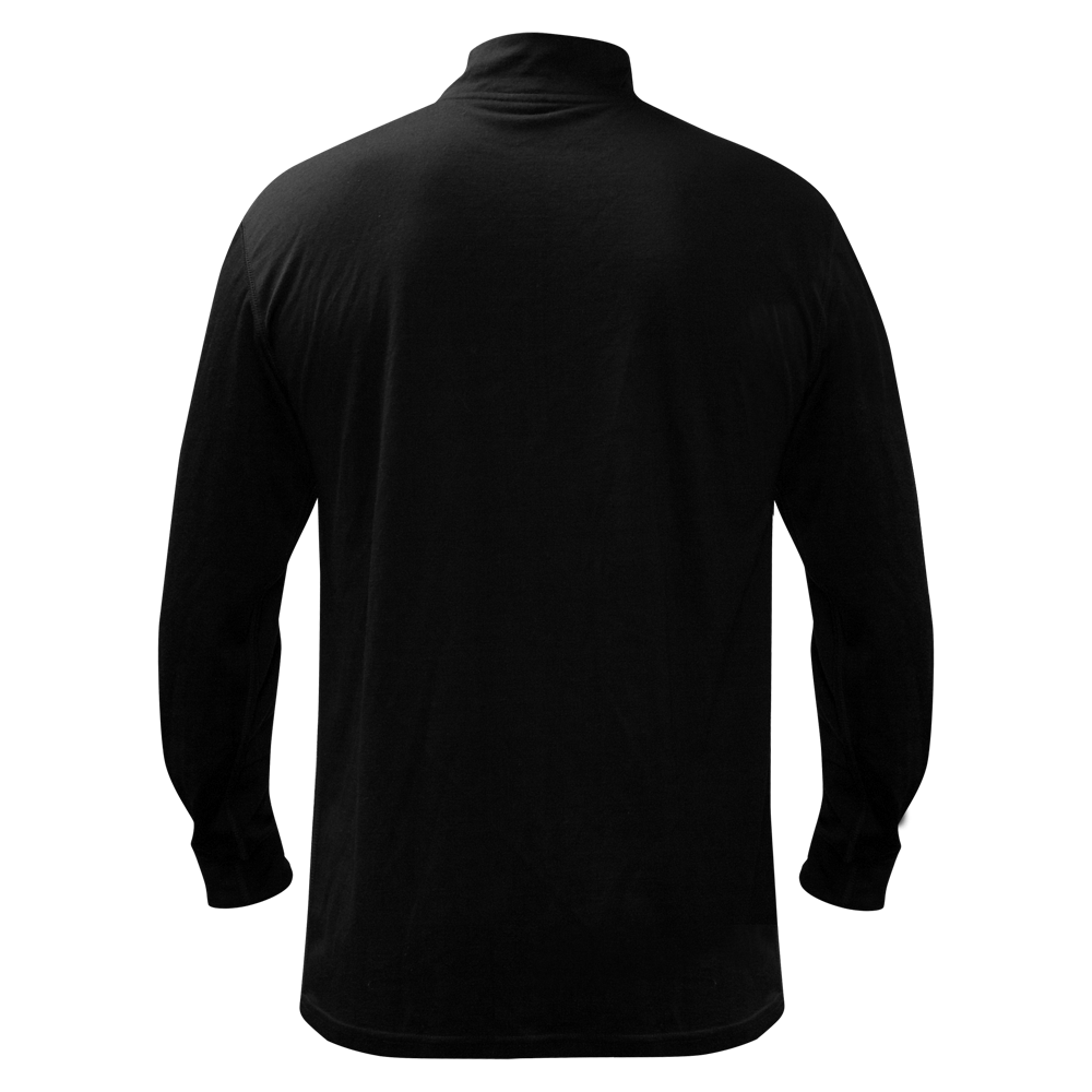 Men's 100% Merino Wool 1/4 Zip Baselayer Pullover 190 GSM - Midweight - NovaSmartLinks