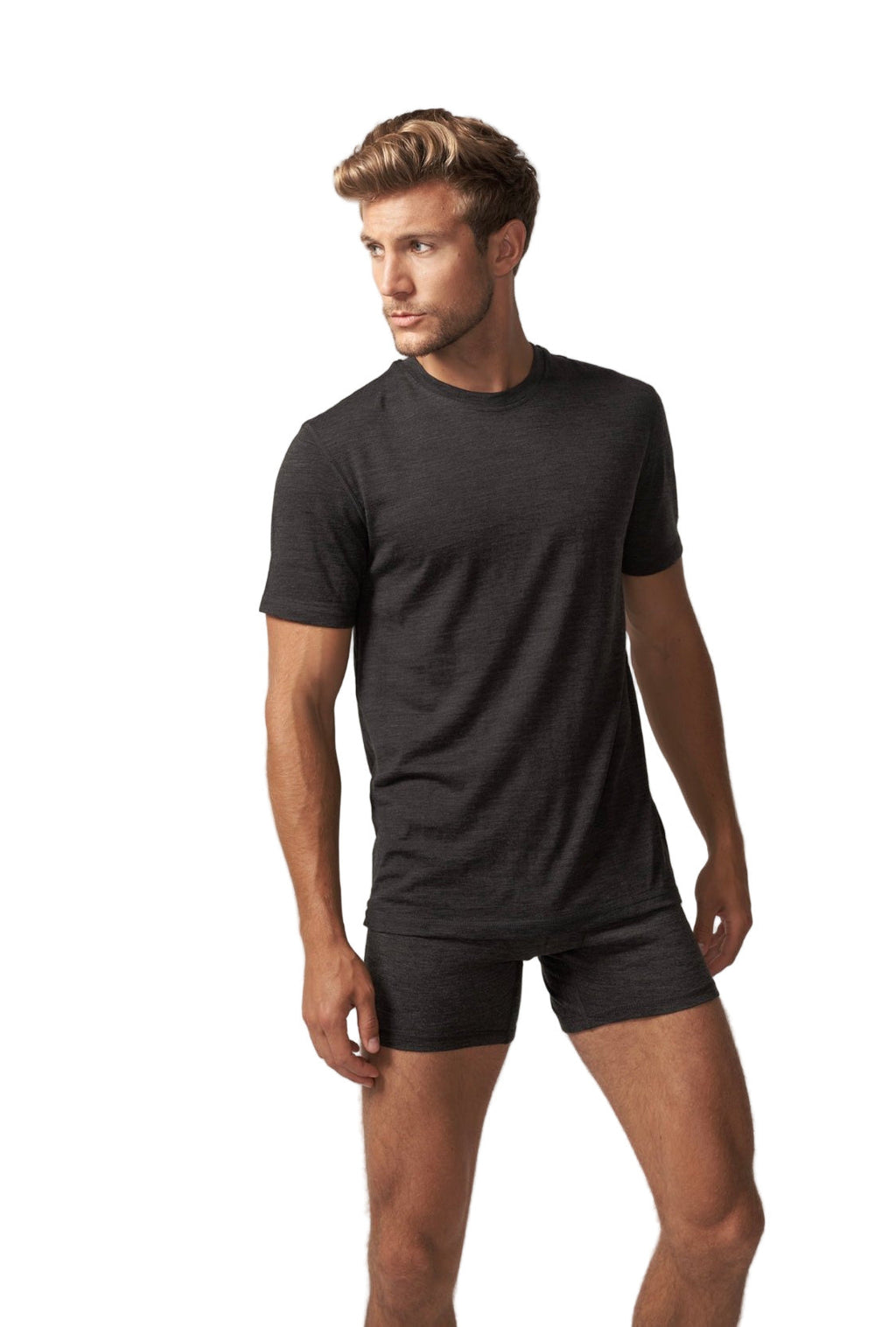 Men's 100% Merino Wool Short Sleeve T-Shirt 180 GSM - Lightweight - NovaSmartLinks