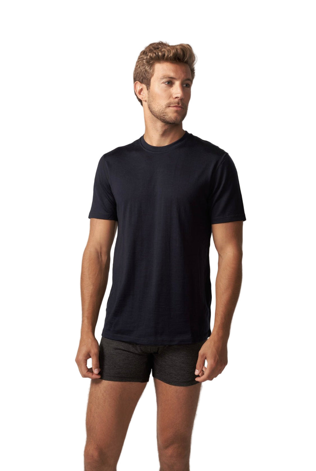 Men's 100% Merino Wool Short Sleeve T-Shirt 180 GSM - Lightweight - NovaSmartLinks