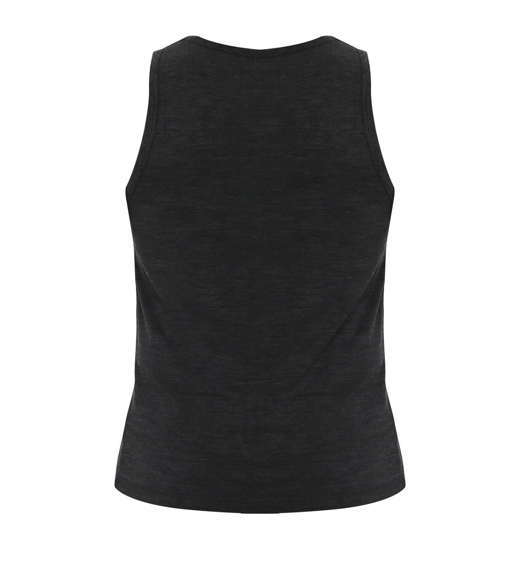 Men's Merino Wool Tank Top with Crew Neck - NovaSmartLinks