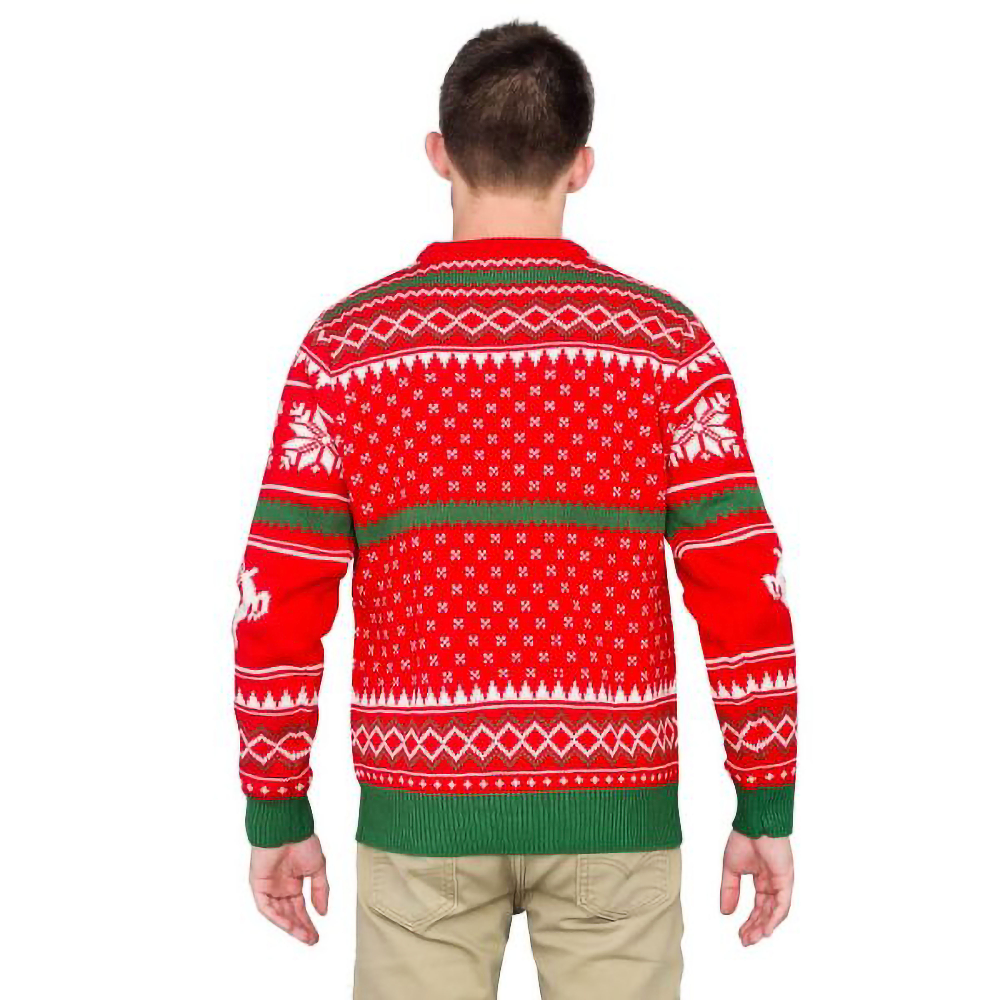 Merry Christmas Ya Filthy Animal Snowflake And Reindeer  Sweater - NovaSmartLinks