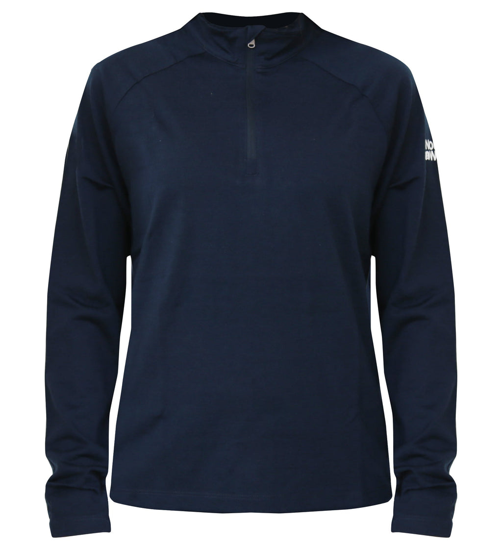 NorthWool Women's 100% Merino Wool 1/4 Zip Baselayer Pullover Sweater 260 GSM - NovaSmartLinks