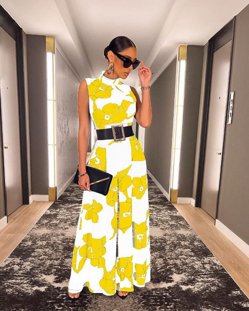 Flared Bottom One-Piece with Belt - NovaSmartLinks