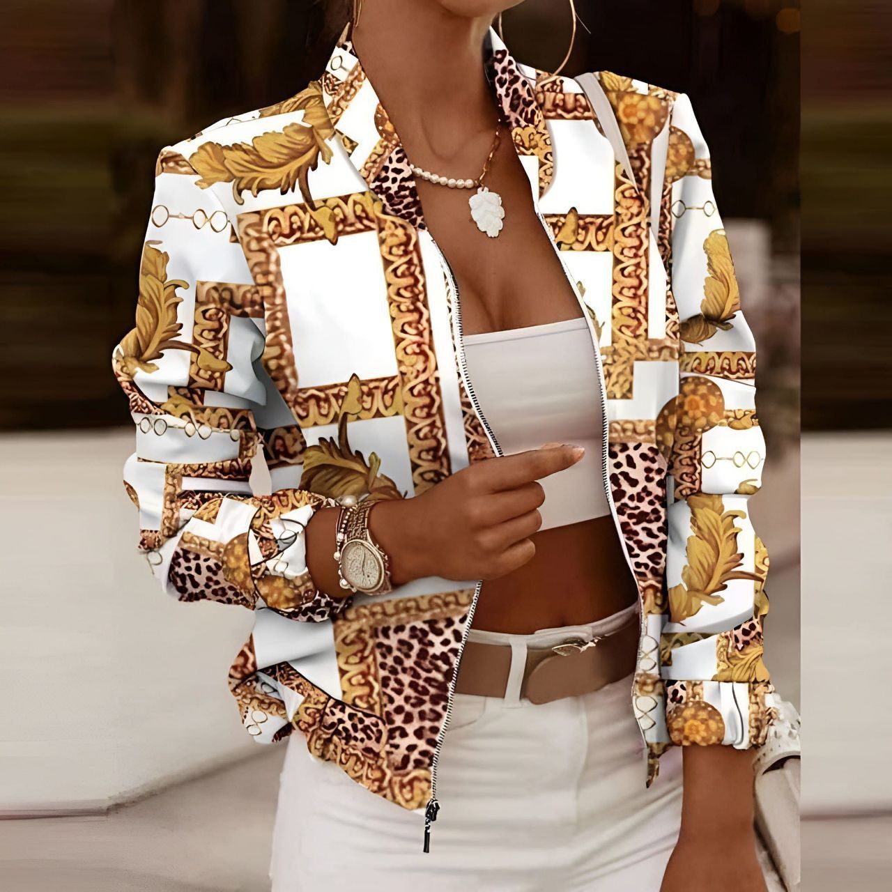 Stylish Bomber Jacket - NovaSmartLinks