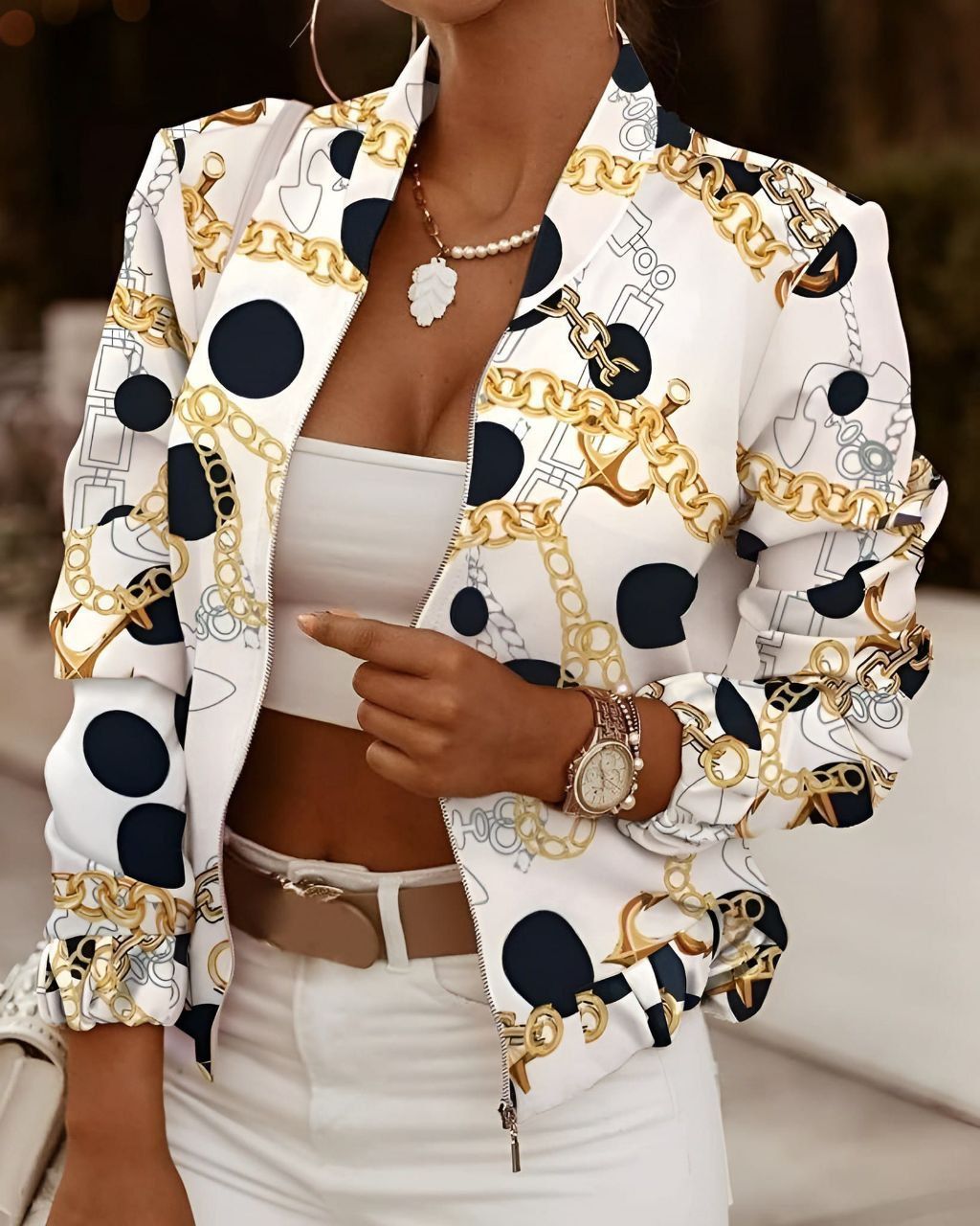 Stylish Bomber Jacket - NovaSmartLinks