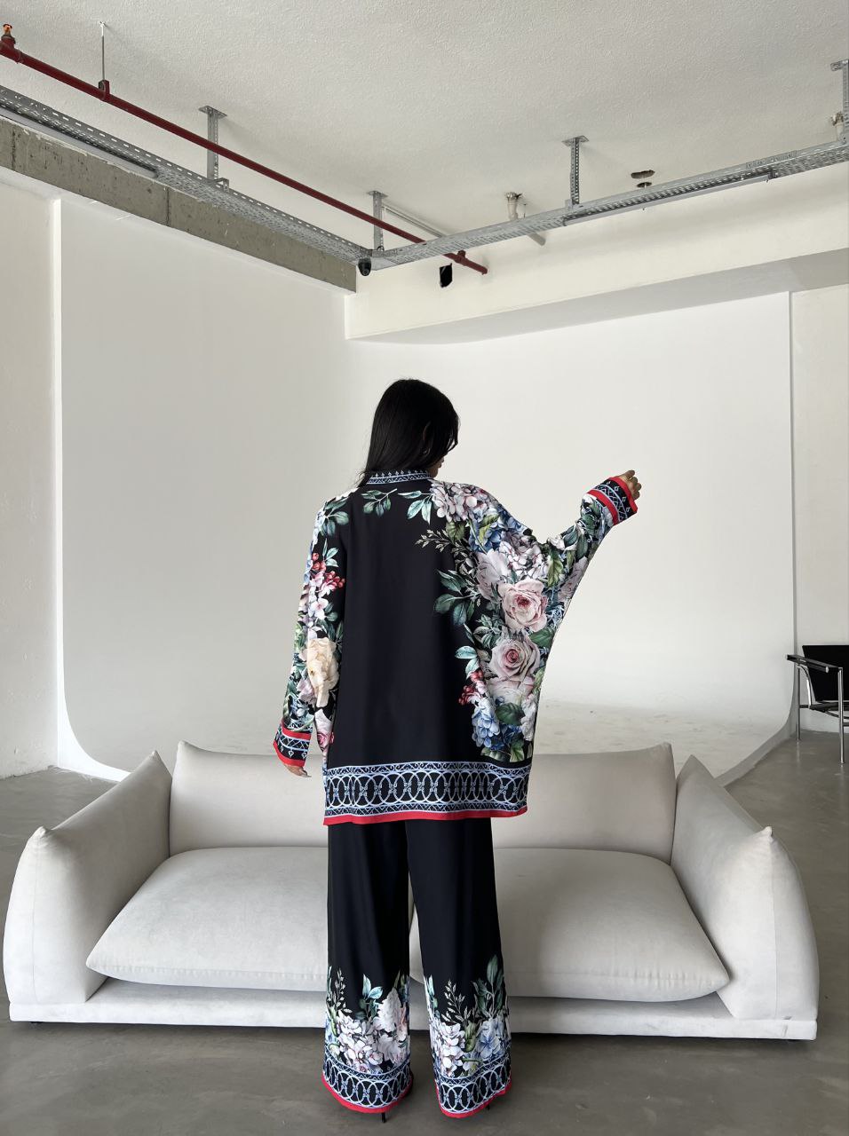 Printed Top with Wide Leg Pants - NovaSmartLinks