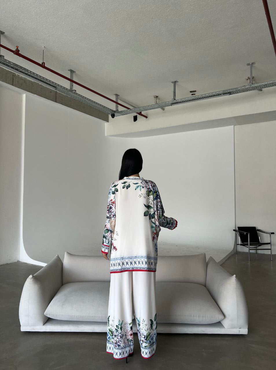 Printed Top with Wide Leg Pants - NovaSmartLinks