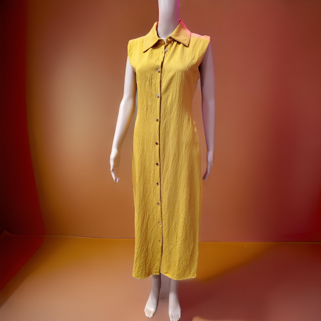 Sleeveless Shirt Dress - NovaSmartLinks