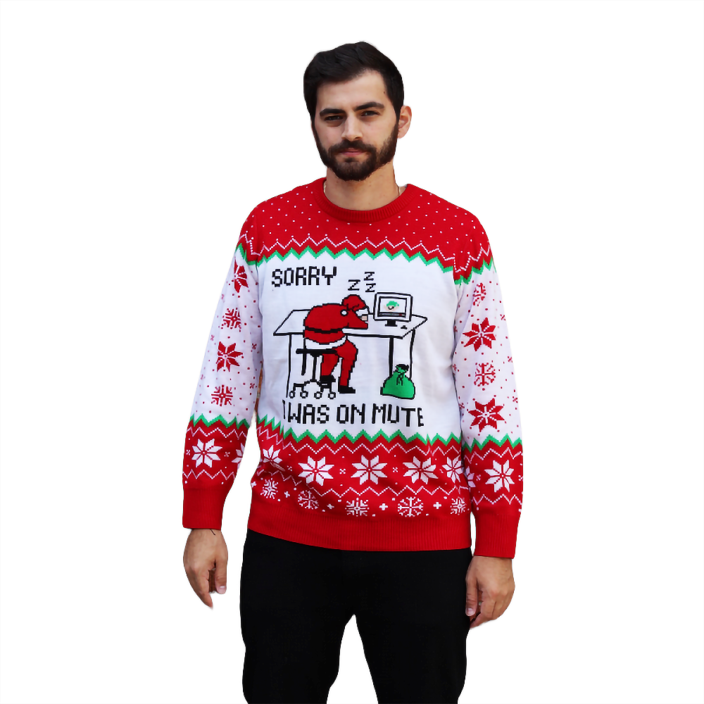 Sleepy Santa On Mute Sweater - NovaSmartLinks