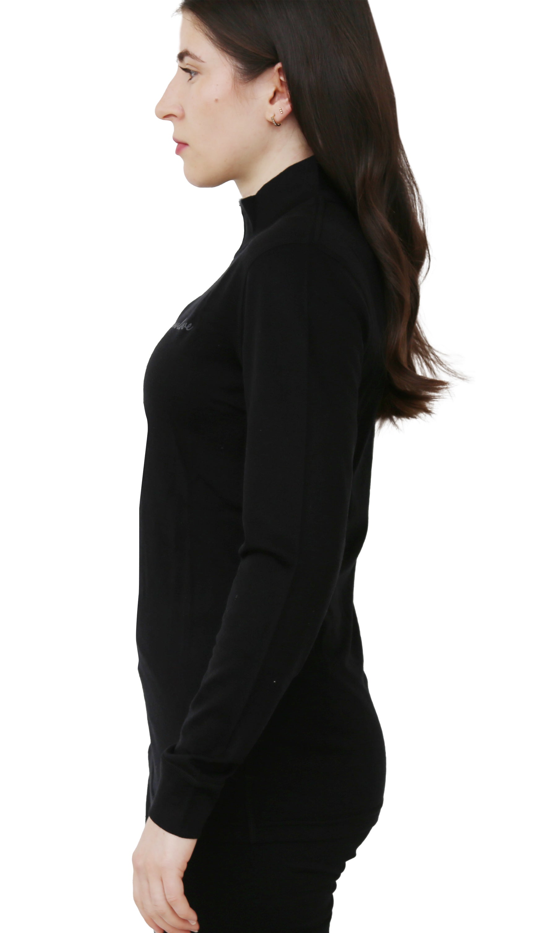 Women's 100% Merino Wool 1/4 Zip Pullover 190 GSM - NovaSmartLinks